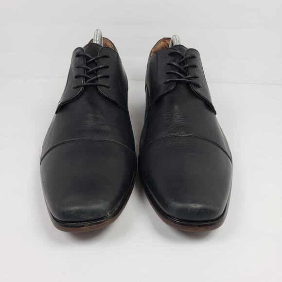 Florsheim Postino Cap Mens Size 11 D Black Leather Oxford Dress Shoes 15149-001 main image 13